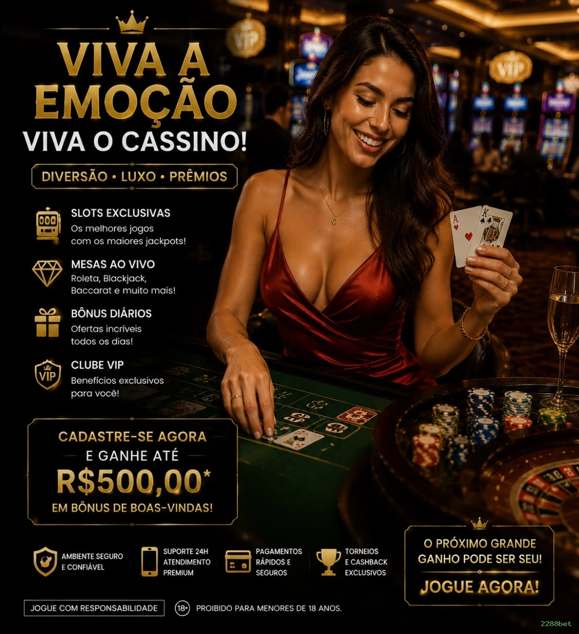 Experiência VIP 2288bet